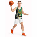 Personalised PNG Enga Provins Basketball Jersey Papua New Guinea Plumeria Melanesian Pattern - Aussie Hoodie