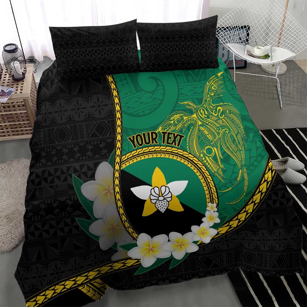 Personalised PNG Enga Provins Bedding Set Papua New Guinea Plumeria Melanesian Pattern - Aussie Hoodie