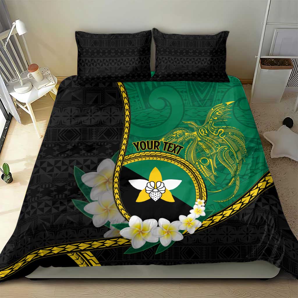 Personalised PNG Enga Provins Bedding Set Papua New Guinea Plumeria Melanesian Pattern - Aussie Hoodie
