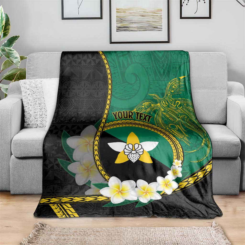 Personalised PNG Enga Provins Blanket Papua New Guinea Plumeria Melanesian Pattern - Aussie Hoodie