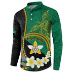 Personalised PNG Enga Provins Button Sweatshirt Papua New Guinea Plumeria Melanesian Pattern - Aussie Hoodie