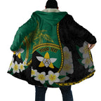 Personalised PNG Enga Provins Cloak Papua New Guinea Plumeria Melanesian Pattern - Aussie Hoodie