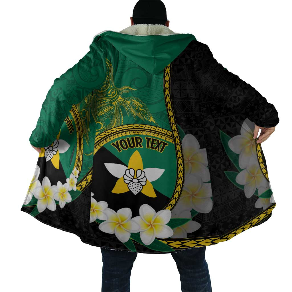 Personalised PNG Enga Provins Cloak Papua New Guinea Plumeria Melanesian Pattern - Aussie Hoodie