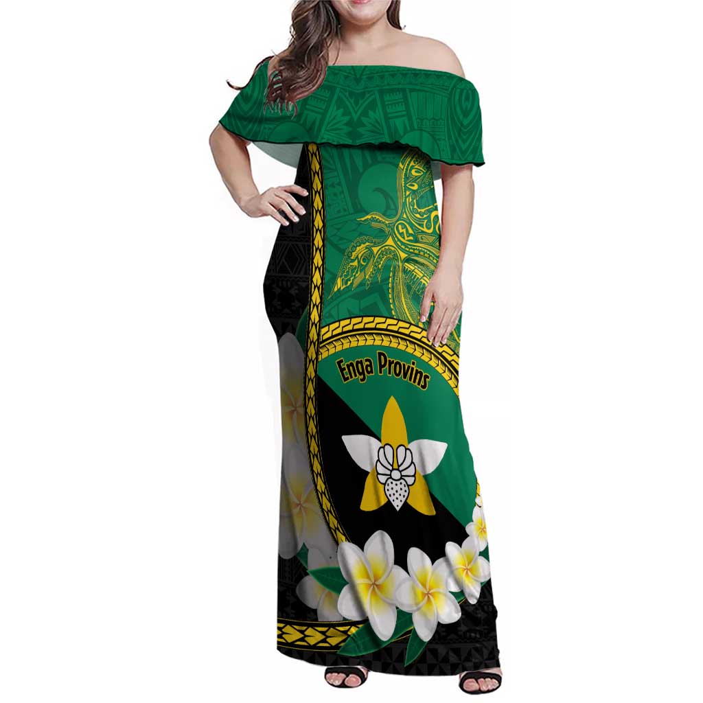Personalised PNG Enga Provins Family Matching Off Shoulder Maxi Dress and Hawaiian Shirt Papua New Guinea Plumeria Melanesian Pattern - Aussie Hoodie