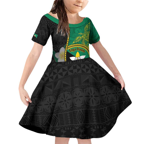 Personalised PNG Enga Provins Family Matching Off Shoulder Short Dress and Hawaiian Shirt Papua New Guinea Plumeria Melanesian Pattern - Aussie Hoodie