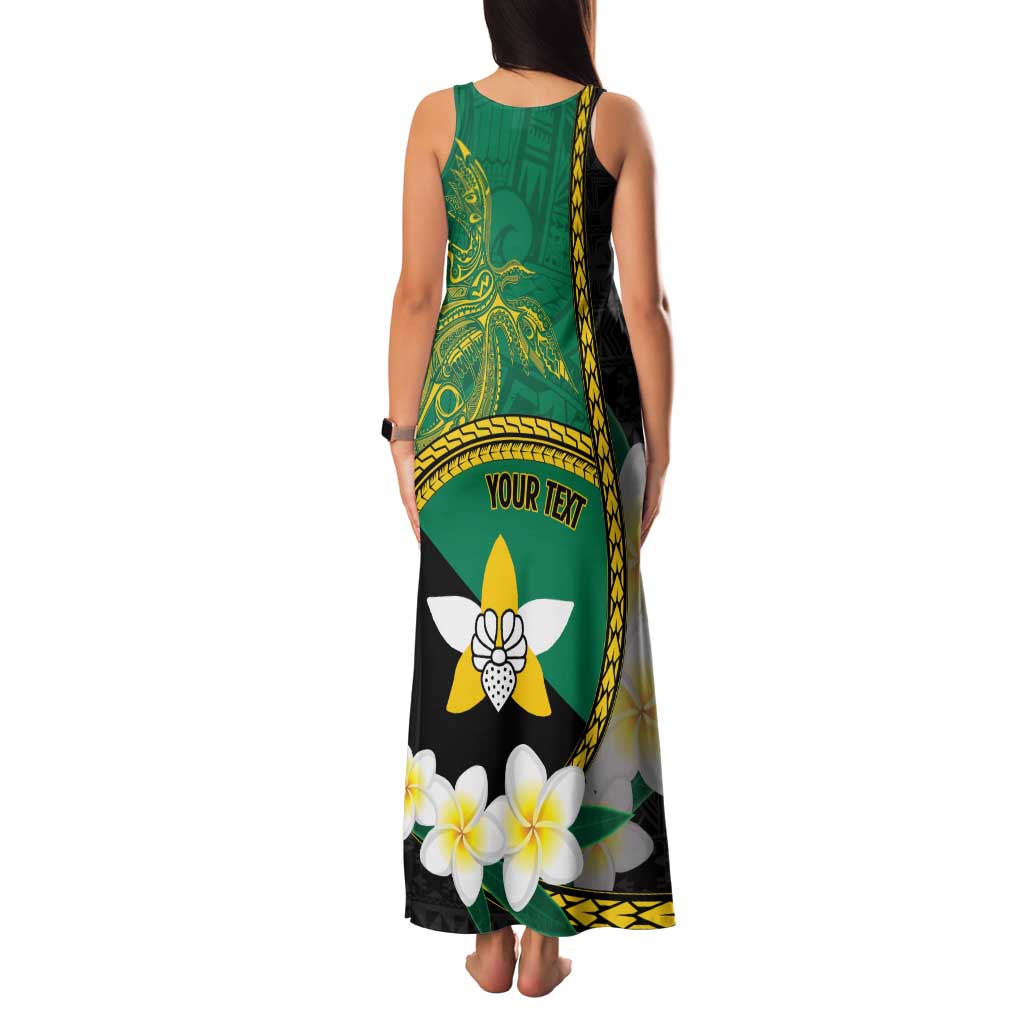 Personalised PNG Enga Provins Family Matching Tank Maxi Dress and Hawaiian Shirt Papua New Guinea Plumeria Melanesian Pattern - Aussie Hoodie
