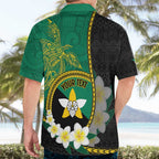 Personalised PNG Enga Provins Hawaiian Shirt Papua New Guinea Plumeria Melanesian Pattern - Aussie Hoodie