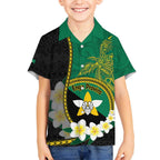 Personalised PNG Enga Provins Hawaiian Shirt Papua New Guinea Plumeria Melanesian Pattern - Aussie Hoodie