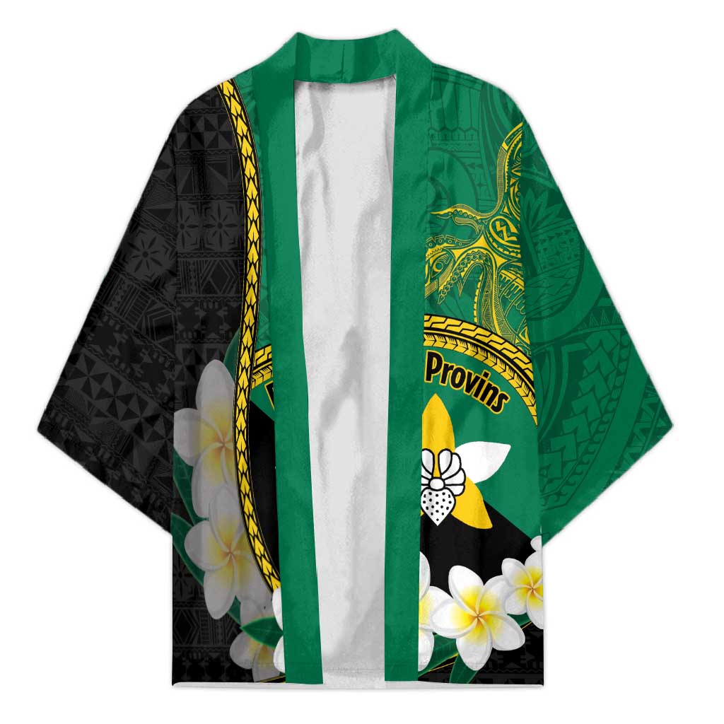 Personalised PNG Enga Provins Kimono Papua New Guinea Plumeria Melanesian Pattern - Aussie Hoodie