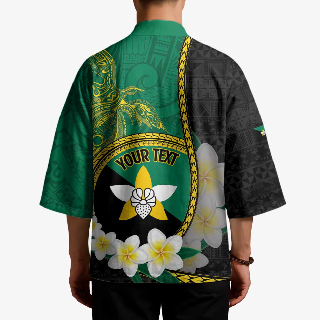 Personalised PNG Enga Provins Kimono Papua New Guinea Plumeria Melanesian Pattern - Aussie Hoodie