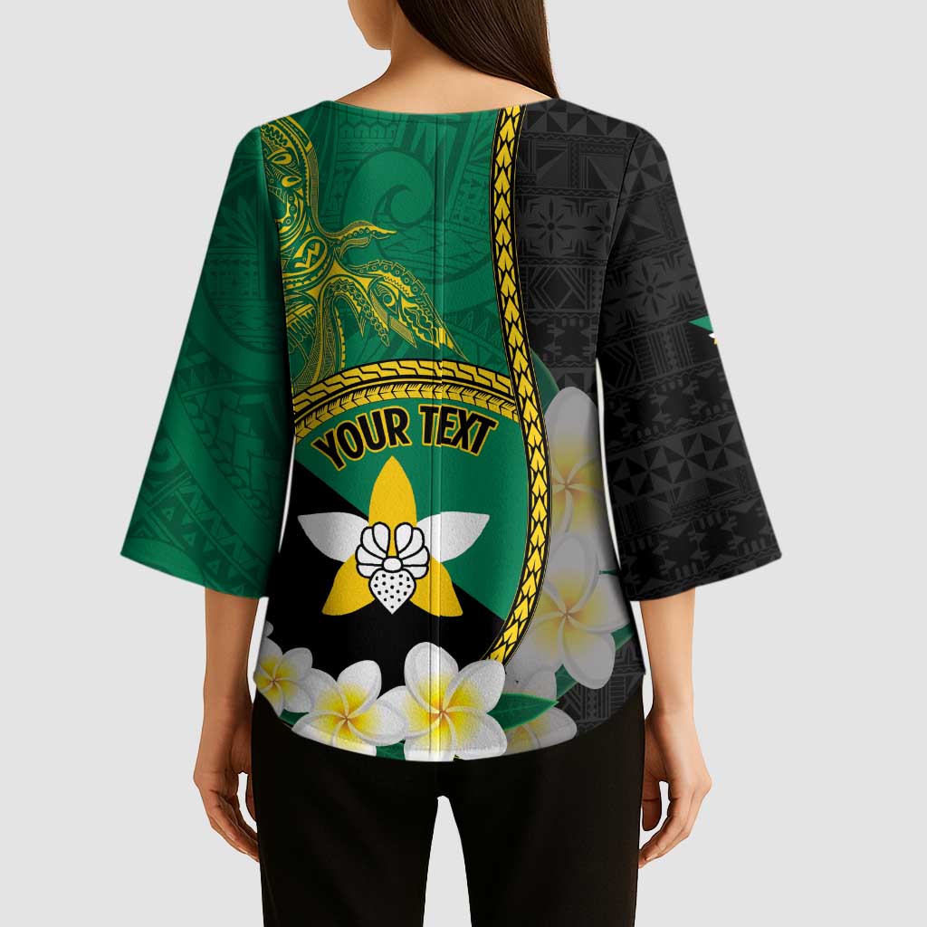 Personalised PNG Enga Provins Kimono Sleeve Blouse Papua New Guinea Plumeria Melanesian Pattern - Aussie Hoodie