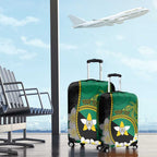 Personalised PNG Enga Provins Luggage Cover Papua New Guinea Plumeria Melanesian Pattern - Aussie Hoodie