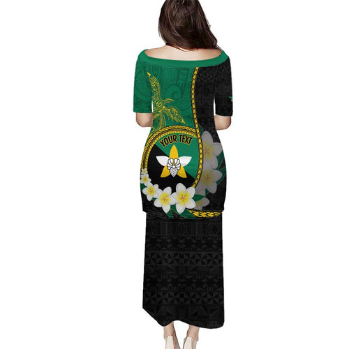 Personalised PNG Enga Provins Puletasi Papua New Guinea Plumeria Melanesian Pattern - Aussie Hoodie