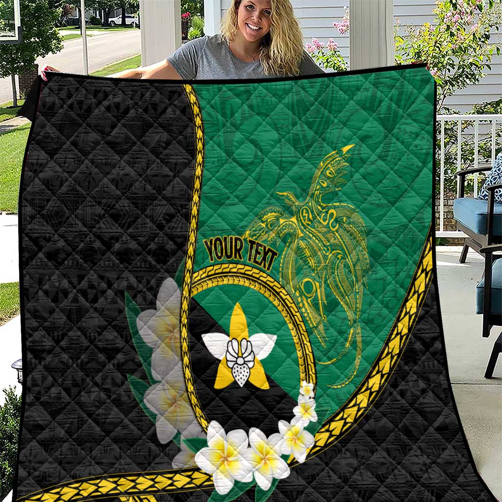 Personalised PNG Enga Provins Quilt Papua New Guinea Plumeria Melanesian Pattern - Aussie Hoodie