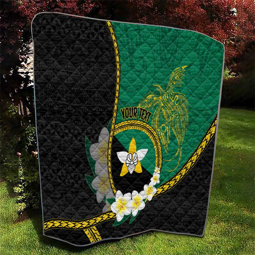Personalised PNG Enga Provins Quilt Papua New Guinea Plumeria Melanesian Pattern - Aussie Hoodie