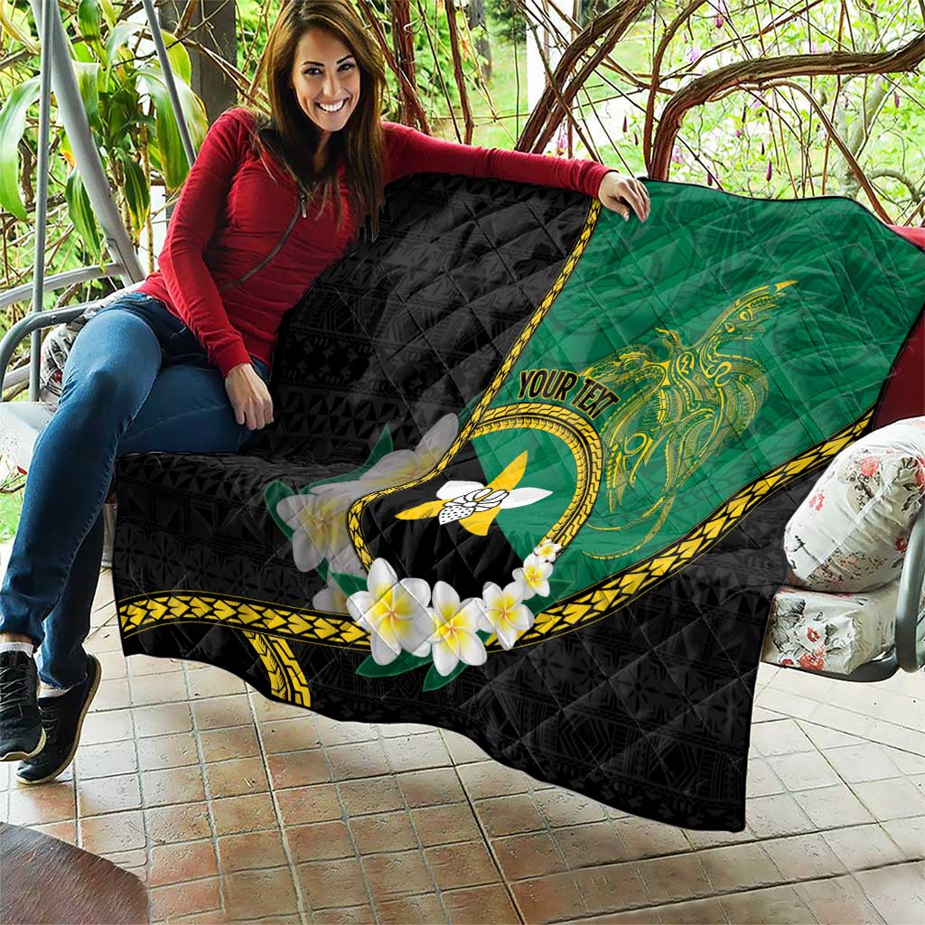 Personalised PNG Enga Provins Quilt Papua New Guinea Plumeria Melanesian Pattern - Aussie Hoodie