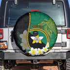 Personalised PNG Enga Provins Spare Tire Cover Papua New Guinea Plumeria Melanesian Pattern - Aussie Hoodie
