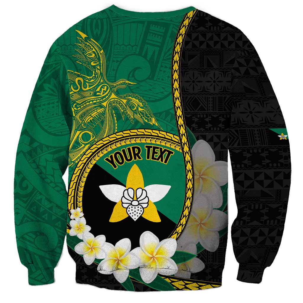 Personalised PNG Enga Provins Sweatshirt Papua New Guinea Plumeria Melanesian Pattern - Aussie Hoodie