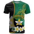 Personalised PNG Enga Provins T Shirt Papua New Guinea Plumeria Melanesian Pattern - Aussie Hoodie