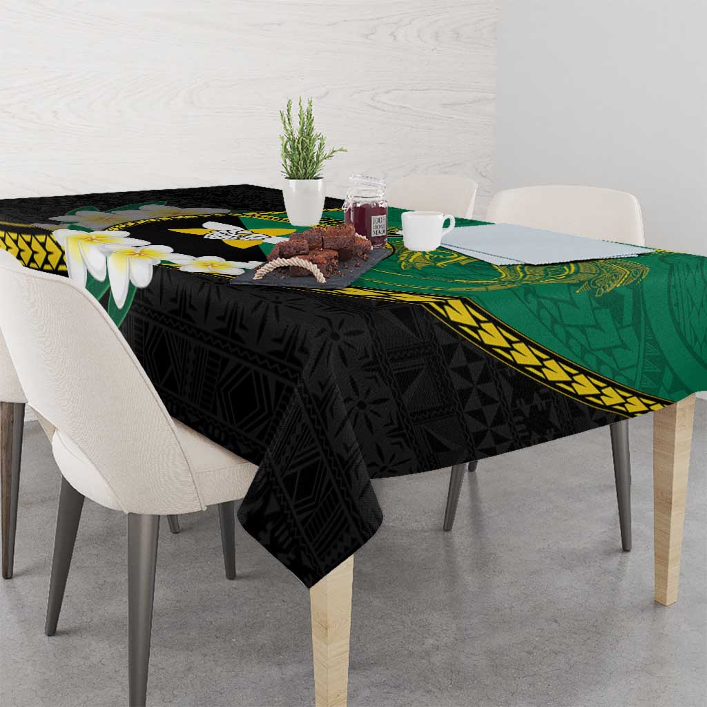Personalised PNG Enga Provins Tablecloth Papua New Guinea Plumeria Melanesian Pattern - Aussie Hoodie