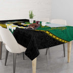 Personalised PNG Enga Provins Tablecloth Papua New Guinea Plumeria Melanesian Pattern - Aussie Hoodie