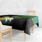 Personalised PNG Enga Provins Tablecloth Papua New Guinea Plumeria Melanesian Pattern - Aussie Hoodie