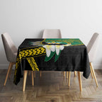Personalised PNG Enga Provins Tablecloth Papua New Guinea Plumeria Melanesian Pattern - Aussie Hoodie