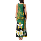 Personalised PNG Enga Provins Tank Maxi Dress Papua New Guinea Plumeria Melanesian Pattern - Aussie Hoodie