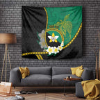 Personalised PNG Enga Provins Tapestry Papua New Guinea Plumeria Melanesian Pattern - Aussie Hoodie