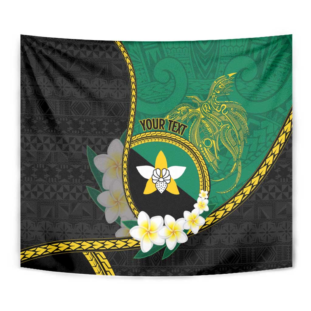 Personalised PNG Enga Provins Tapestry Papua New Guinea Plumeria Melanesian Pattern - Aussie Hoodie