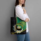 Personalised PNG Enga Provins Tote Bag Papua New Guinea Plumeria Melanesian Pattern - Aussie Hoodie