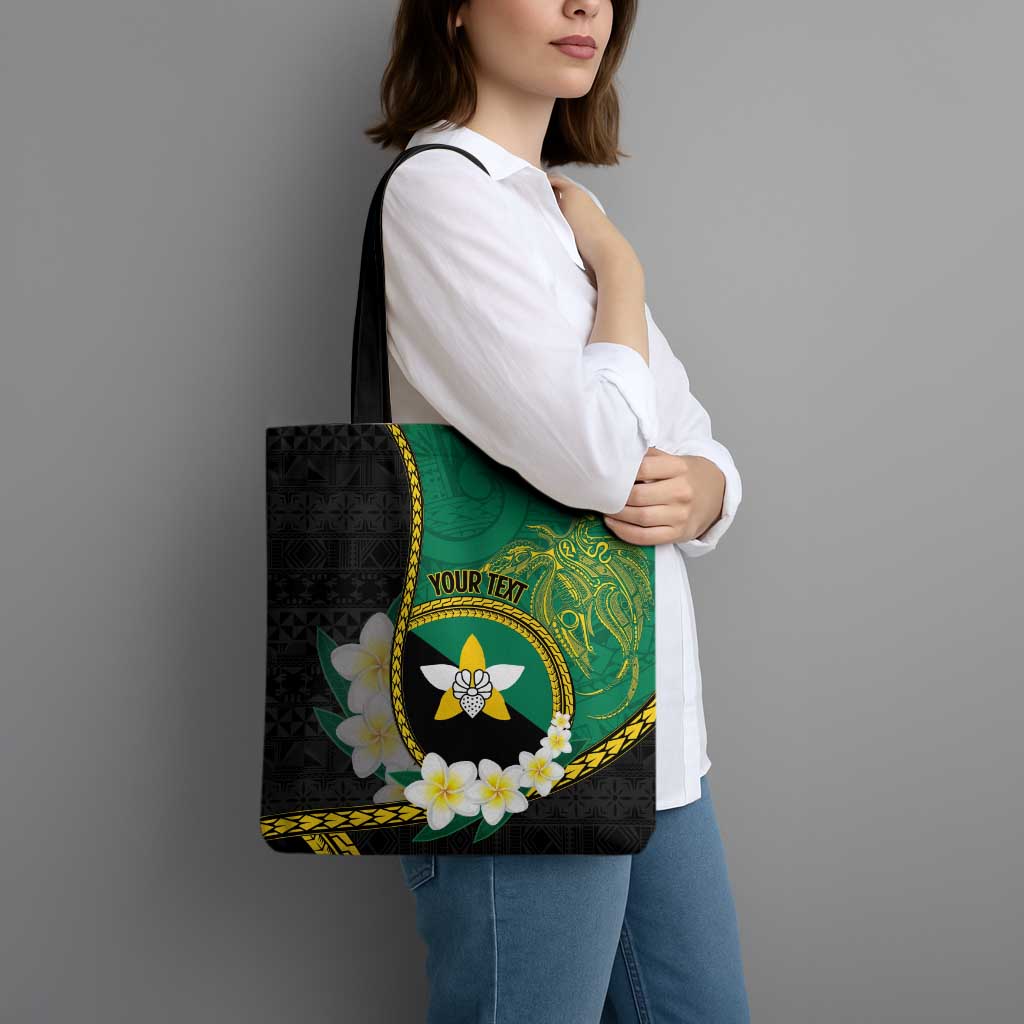 Personalised PNG Enga Provins Tote Bag Papua New Guinea Plumeria Melanesian Pattern - Aussie Hoodie