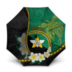 Personalised PNG Enga Provins Umbrella Papua New Guinea Plumeria Melanesian Pattern - Aussie Hoodie