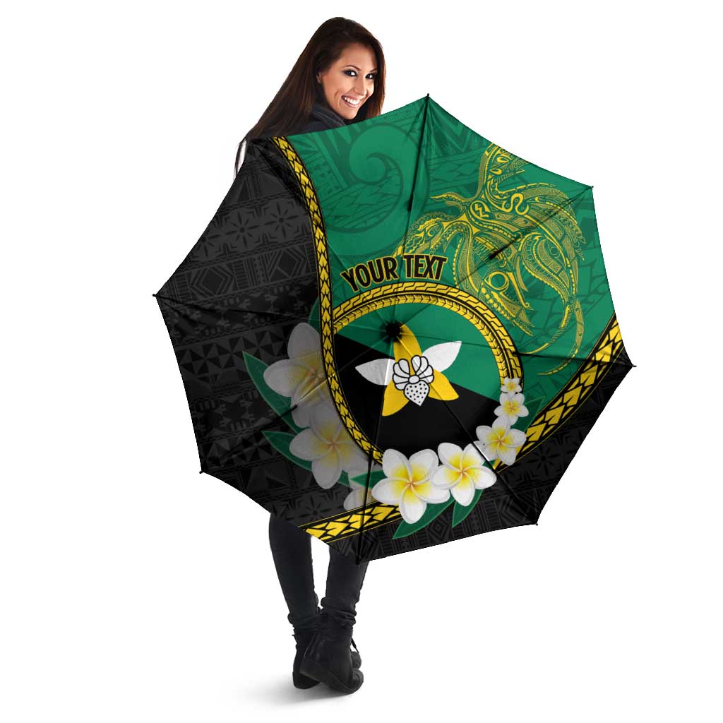 Personalised PNG Enga Provins Umbrella Papua New Guinea Plumeria Melanesian Pattern - Aussie Hoodie