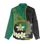 Personalised PNG Enga Provins Women Casual Shirt Papua New Guinea Plumeria Melanesian Pattern - Aussie Hoodie