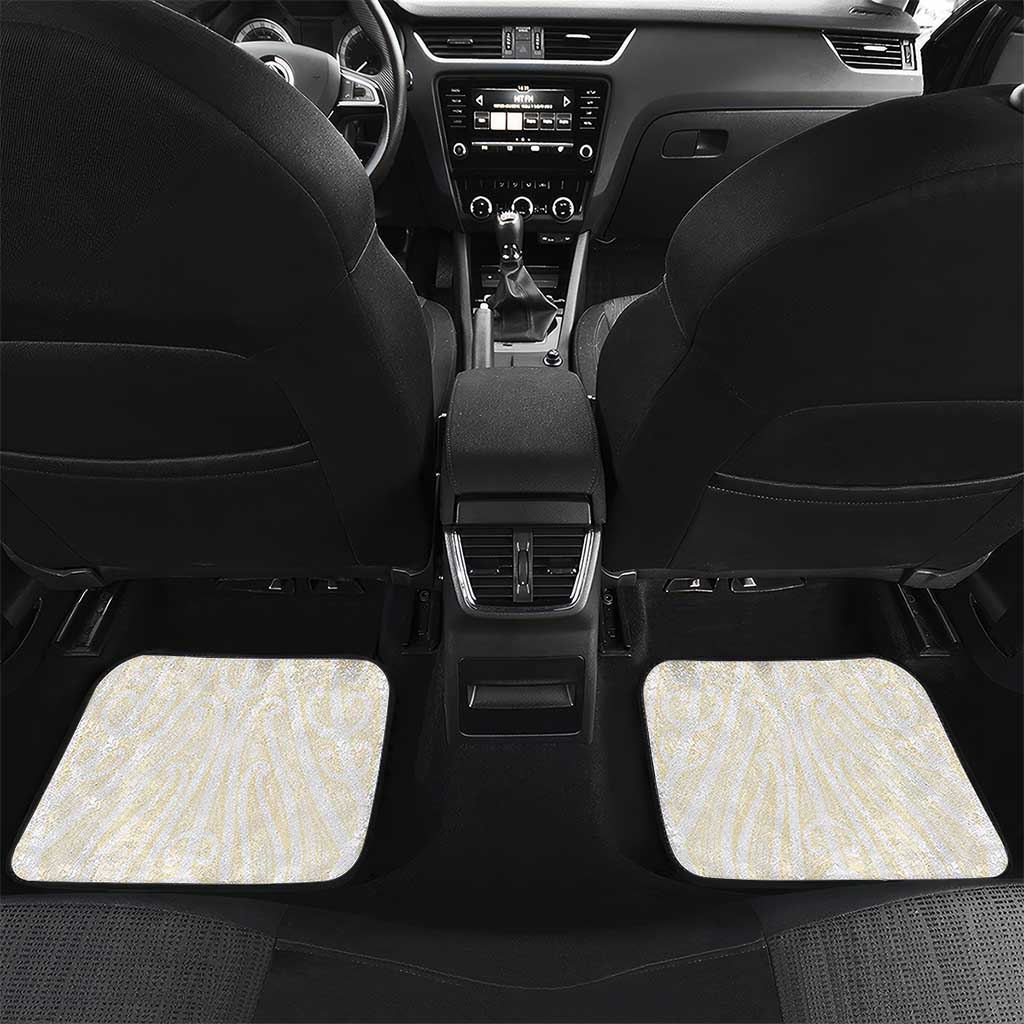Gold White New Zealand Manta Ray Car Mats Aotearoa Maori Haehae - Aussie Hoodie