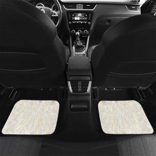 Gold White New Zealand Manta Ray Car Mats Aotearoa Maori Haehae - Aussie Hoodie
