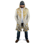 Gold White New Zealand Manta Ray Cloak Aotearoa Maori Haehae - Aussie Hoodie