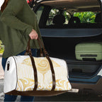 Gold White New Zealand Manta Ray Travel Bag Aotearoa Maori Haehae - Aussie Hoodie
