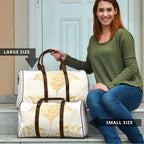 Gold White New Zealand Manta Ray Travel Bag Aotearoa Maori Haehae - Aussie Hoodie