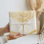 Gold White New Zealand Manta Ray Wrapping Paper Aotearoa Maori Haehae - Aussie Hoodie