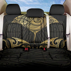 Gold Black New Zealand Manta Ray Back Car Seat Cover Aotearoa Maori Haehae - Aussie Hoodie