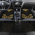 Gold Black New Zealand Manta Ray Car Mats Aotearoa Maori Haehae - Aussie Hoodie