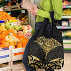 Gold Black New Zealand Manta Ray Grocery Bag Aotearoa Maori Haehae - Aussie Hoodie