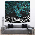 New Zealand Sulphur-crested Cockatoo Tapestry Aotearoa Maori Mix Paua Shell