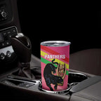 Personalised Panthers Rugby 2024 Tumbler Cup Mascot With Trophy Go Champions Aboriginal Art - Pink