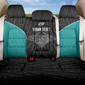 Custom New Zealand Stingray Oztag Back Car Seat Cover Tag Rugby Maori Pattern Black Version
