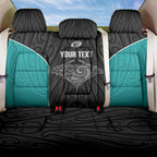 Custom New Zealand Stingray Oztag Back Car Seat Cover Tag Rugby Maori Pattern Black Version
