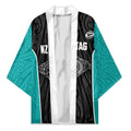 Custom New Zealand Stingray Oztag Kimono Tag Rugby Maori Pattern Black Version