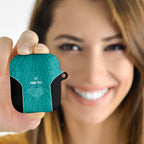 Custom New Zealand Stingray Oztag AirPods Case Tag Rugby Maori Pattern Teal Version